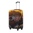 thumbnail image 1 of Fotbe Lizard With Sunglasses Sunset Funda Protectora para Equipaje, Antirrayones y Resistente a la Suciedad, Compatible con Maletas de 18 a 32 Pulgadas-Medium, 1 of 7