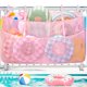 thumbnail image 1 of Bolsa de almacenamiento Tagitary grande de malla rosa para flotadores de piscina, 1 of 7