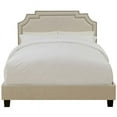 thumbnail image 3 of Pulaski Accentrics Linge de Maison Rembourré Lit Grand Panneau en Blanc, 3 of 7