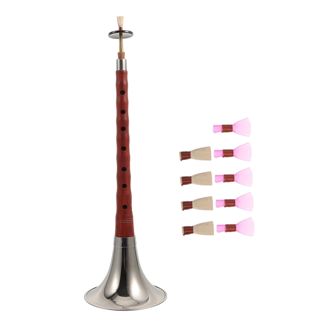 SOPOTUTU 1Set Professional Chinese Suona Musical Instrument Ethnic Wind Instrument Assorted Colors Lightweight