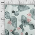 thumbnail image 2 of oneOone Viscose Jersey Turquoise Blue Fabric Cactus Diy Clothing Quilting Fabric Print Fabric By Yard 60 Inch Wide, 2 of 5