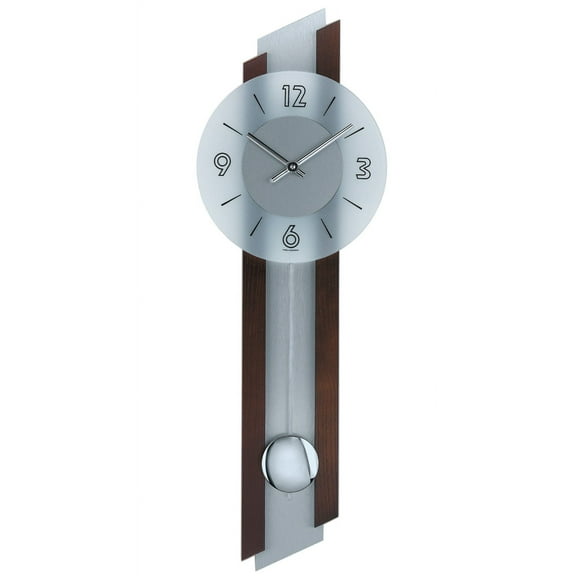 Modern wall clock with quartz movement from AMS AM W7207/1