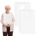 thumbnail image 2 of 200 baberos desechables para adultos, baberos desechables de plástico de 23,6 × 14,4 pulgadas, baberos impermeables y resistentes al aceite para adultos, protectores de tela de un solo uso para person, 2 of 6