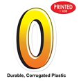 thumbnail image 3 of Beistle 53857-O Plastic O Yard Sign - Pack of 3, 3 of 6