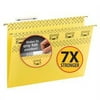 Smead(R) TUFF(R) Hanging File Folders With Easy Slide(TM) Tabs, Letter Size, Yellow, Box Of 18