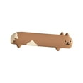 thumbnail image 4 of Funda para manija de puerta, funda protectora para cojín, funda de silicona para manos, manija de puerta para habitación, equipo de seguridad para , Marrón izquierdo, 4 of 8