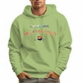 thumbnail image 4 of Men's 100% Cotton Colorful SAN FRANCISCO Hoodie 330g Thick Pocket Hood, 4 of 16