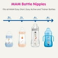thumbnail image 4 of MAM Size 2 Medium Flow Bottle Nipple, 2+ Months, 2 Pack, 4 of 5