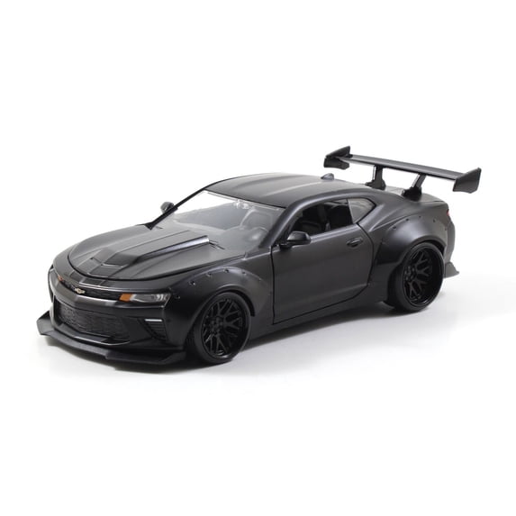 2016 Chevrolet Camaro SS Widebody Primer Black "Big Time Muscle" 1/24 Diecast Model Car by Jada