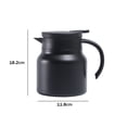 thumbnail image 3 of Teteras Té Calientes Tetera Congestionada 800/1000 Ml Acero Inoxidable 316 para Oficina en Casa, 3 of 7