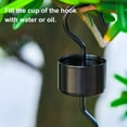 thumbnail image 7 of Ant Moat for Hummingbird Feeders,Ant Guard Keeps Ants Away from Feeders,Rustproof S Hooks for Outdoor Yard Hanging Feeders,Black 6 Hooks with 6 Brushes and 6 Hanging Chain, 7 of 7