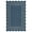 Blue, variant on HIWEAVER Yellow 2' x 6' Easy Jute Runner for Kitchen Non Slip Stain Resistant Scalloped Indoor Outdoor Throw Carpet Non Shedding Modern Geometric Mat for Hallway Outdoor Patio Rug