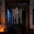 thumbnail image 4 of 1 Pcs Hanging Halloween Skeleton Ghosts Outdoor Decoration, Grim Reapers for Best Halloween Outdoor Decorations, Haunteds House Prop, Party Supplies (White), 4 of 7