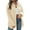 Beige, variant on ICHUANYI Womens Classic Solid Button Down Long Sleeve Shirt Coat Flannel Jacket Loose Shirts Fall Winter Clothes Outfits 2023