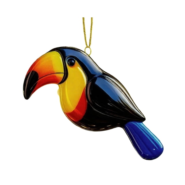 Adornos navideños de pájaros plásticos, colibrí, petirrojo, búho, regalo conmemorativo para amantes de la naturaleza.