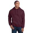 thumbnail image 3 of Gildan Pocket Sweatshirt, Men's DryBlend Long Sleeve Hooded Sweater, Classic Fleece Hoodie, Maroon, S, 3 of 6