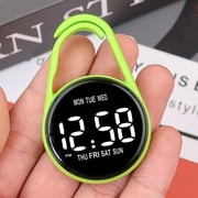 Plastic Shell Digital Clock Waterproof Electronic Hanging Watch with Hook