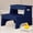 Navy Blue, variant on Wood Step Stool For Bathroom Sink  White Toilet Potty Small Girl Boy 2 Stepping With Handle Kitchen Counter Bedroom Closet