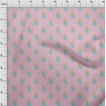 thumbnail image 3 of oneOone Cotton Poplin Blush Pink Fabric Stripe & Floral Block Dress Material Fabric Print Fabric By The Yard 42 Inch Wide, 3 of 4