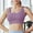 Purple, variant on SMihono Sports Bras for Women Workout Crop Tank Tops with Built in Bra Athletic Longline Padded Yoga Shirts Gym Tube Tops (Purple M )