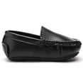 thumbnail image 4 of Odema Toddler Boys Soft Split Leather Slip-On Loafer Boat Dress Shoes, 4 of 7