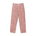 thumbnail image 4 of Balery Men'S Rose Gold Pink Glitter Pants,Sleepwear Pants,Pajama Pants,Pj Bottoms Drawstring And Pockets-X-Large, 4 of 9