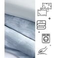 thumbnail image 3 of Urban Shop Tie Dye Grey 3 Piece Comforter Set Queen, 3 of 8
