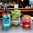 thumbnail image 6 of Bottle Pourer Clip - Upside Down Bottle Holder - Cup Edge Rim Clip for Cocktail Mixing - Infuse Drinks with Mini Liquor Bottles - 1 Clip - Black, 6 of 8