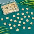 thumbnail image 3 of 100pcs 304 Stainless Steel Charms Flat Round Pendant Stamping Blank Tag Charms Golden Pendant Small Hole Charms, 3 of 8