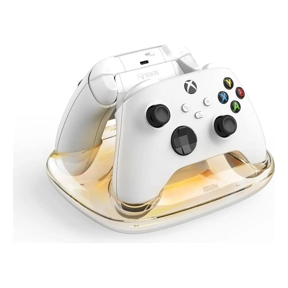 Base De Carga Doble 8bitdo Blanco Para Controles Inalámbricos Xbox