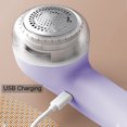 thumbnail image 4 of USB Lint Remover, 6 Stainless Steel Blade Fabric Shaver, Fuzz Remover for Clothes Bed Sheets Socks, Efficient Pilling Removal, Rechargeable, Portable, 4 of 9