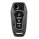 thumbnail image 2 of Carcasa plegable para llave remota de 3 botones, estilo fibra de carbono negra, compatible con Ford, 2 of 11