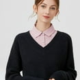 thumbnail image 3 of Detachable Half Shirt Blouse Collar False Dickey Collar for Women and Girls, 3 of 6