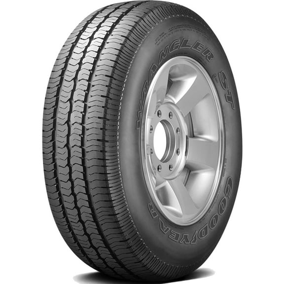 Set of 4 (FOUR) Goodyear Wrangler ST 225/75R16 104S A/S All Season Tires Fits: 2010-16 Jeep Wrangler Unlimited Sport, 2003-04 Jeep Grand Cherokee Laredo