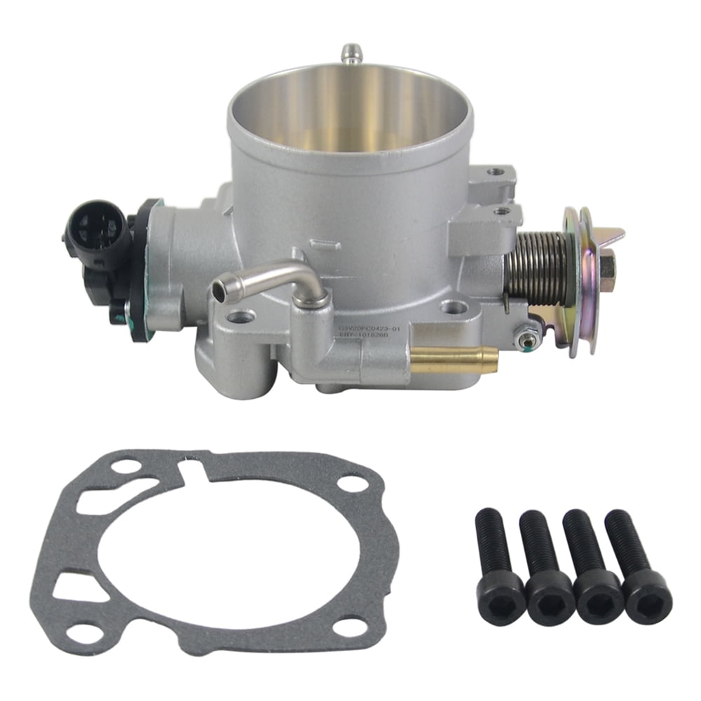 Mustrod 309-05-1050 70mm Alpha Series Throttle Body Skunk 2 with TPS and MAP Sensor for 1988-2005 B/D/F/H Series Acura Integra Engine M/T 309051050