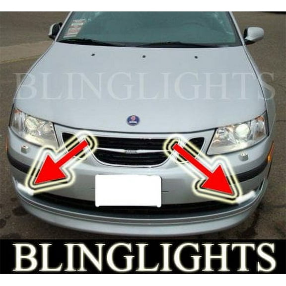 2003-2007 SAAB 9-3 ARC 2.0T XENON FOG LIGHTS DRIVING LAMPS LIGHT LAMP KIT 2004 2005 2006