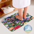 thumbnail image 4 of Floral Colorful Flower Bathroom Mats Set 3-piece Bath Mats , Floor Rug Decorations for Kitchen Bathroom Bedroom, 4 of 7