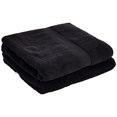 thumbnail image 2 of 900GSM Egyptian Cotton 2-Piece Bath Towel Set  Black, 2 of 4