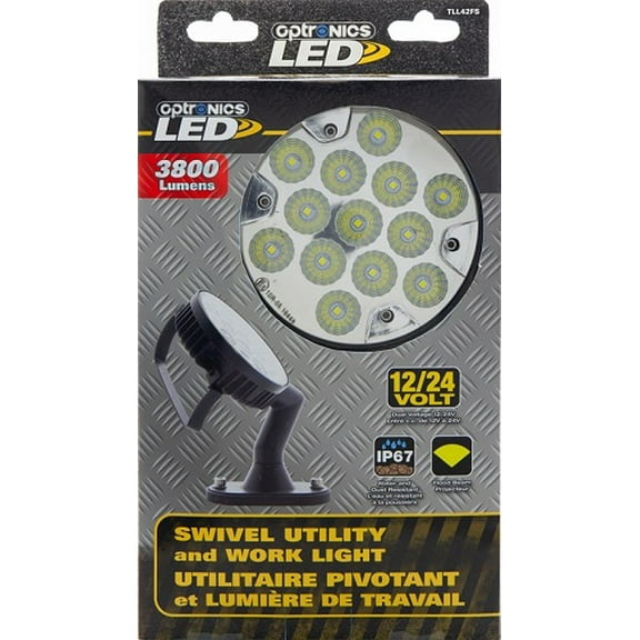 Optronics - TLL42FS - WRK LT 3800 LM FLOOD 13LED HANDL/SWTCH - (Pack of 1)