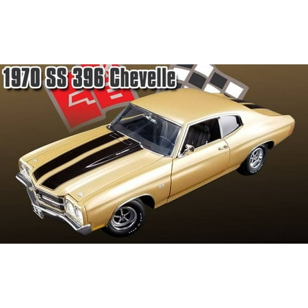 Chevrolet Chevelle Carpet - ACME 1:18 1970 CHEVROLET CHEVELLE SS 396 GOLD COLOR A1805509