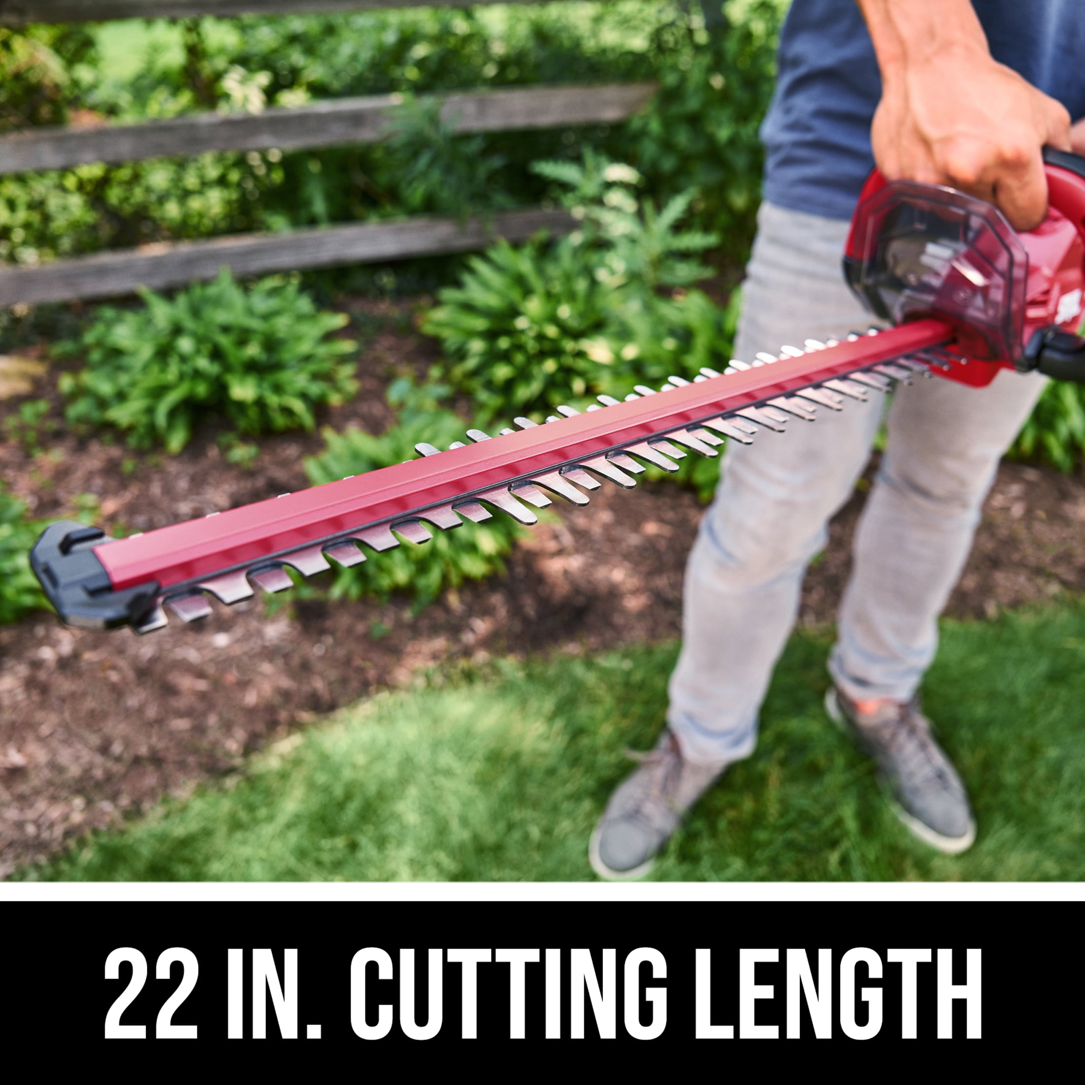 SKIL HT4222B-10 PWR CORE 20 20V Cordless 22 in Hedge Trimmer Kit w/2.0Ah Battery & Charger