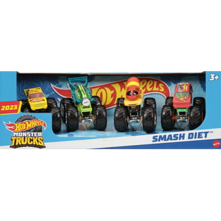 Hot Wheels Monster Trucks Arena Smashers Demo Derby Car Jump