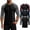3PCS-Gray-W9, variant on Homeyce Mens 3/4 Sleeve Baseball Tshirt Raglan Jersey Shirt,Gray L