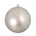 thumbnail image 3 of Northlight Silver Shatterproof Matte Christmas Ball Ornament 10" (250mm), 3 of 3