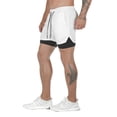 thumbnail image 3 of hirigin Men Sport Gym Athletic Shorts Elastic Waistband Pants with Pocket Running Training Summer Sport Pants, 3 of 8