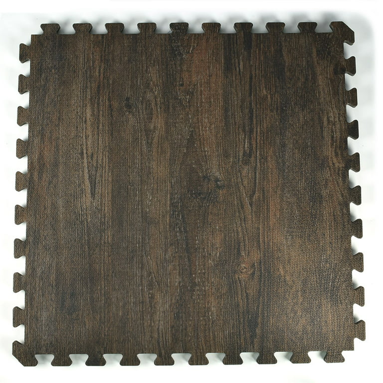 Foam Tiles Wood Grain 7/16 Inch x 2x2 Ft.