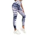 thumbnail image 2 of xfsWaSs Tie Dye High Waist Yoga Leggings Women Seamless Tummy Control Stretch Full Length Fitness Workout Leggings Casual Yoga Pants, 2 of 4
