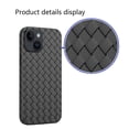 thumbnail image 4 of Lojalitet Compatible with iP14 6.1 ，Woven &Leather Texture Designing Phone Case, TPU Material，Ultra Thin case,black, 4 of 5