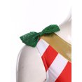 thumbnail image 6 of Aislor Womens Gymnastic Leotard Dress Striped Bodysuit Christmas Ballet Dance Costume Red XXL, 6 of 7