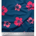 thumbnail image 1 of Soimoi Poly Georgette Fabric Artistic Flower Print Fabric by the Yard 52 Inch Wide, 1 of 3